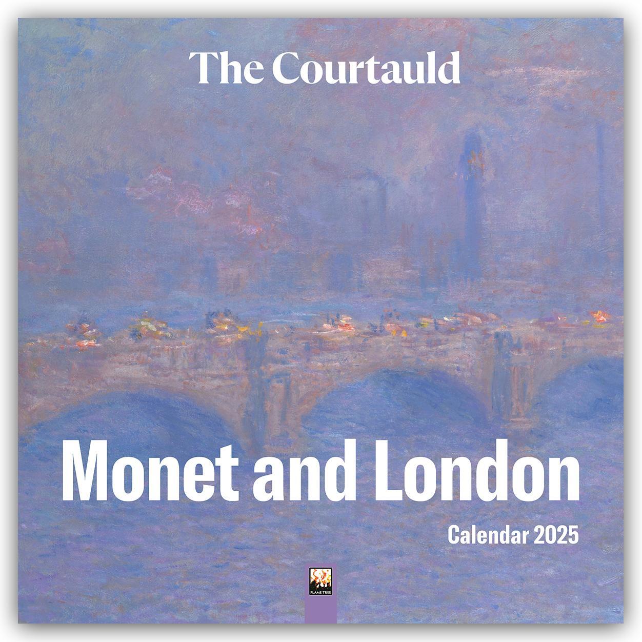 Cover: 9781835620724 | The Courtauld: Monet and London Wall Calendar 2025 (Art Calendar)