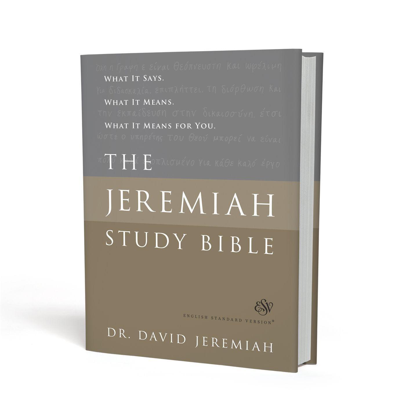 Cover: 9781546014256 | The Jeremiah Study Bible, ESV | David Jeremiah | Buch | Englisch