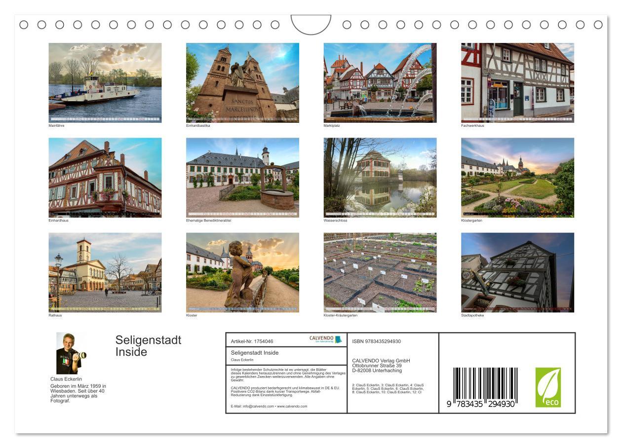 Bild: 9783435294930 | Seligenstadt Inside (Wandkalender 2025 DIN A4 quer), CALVENDO...