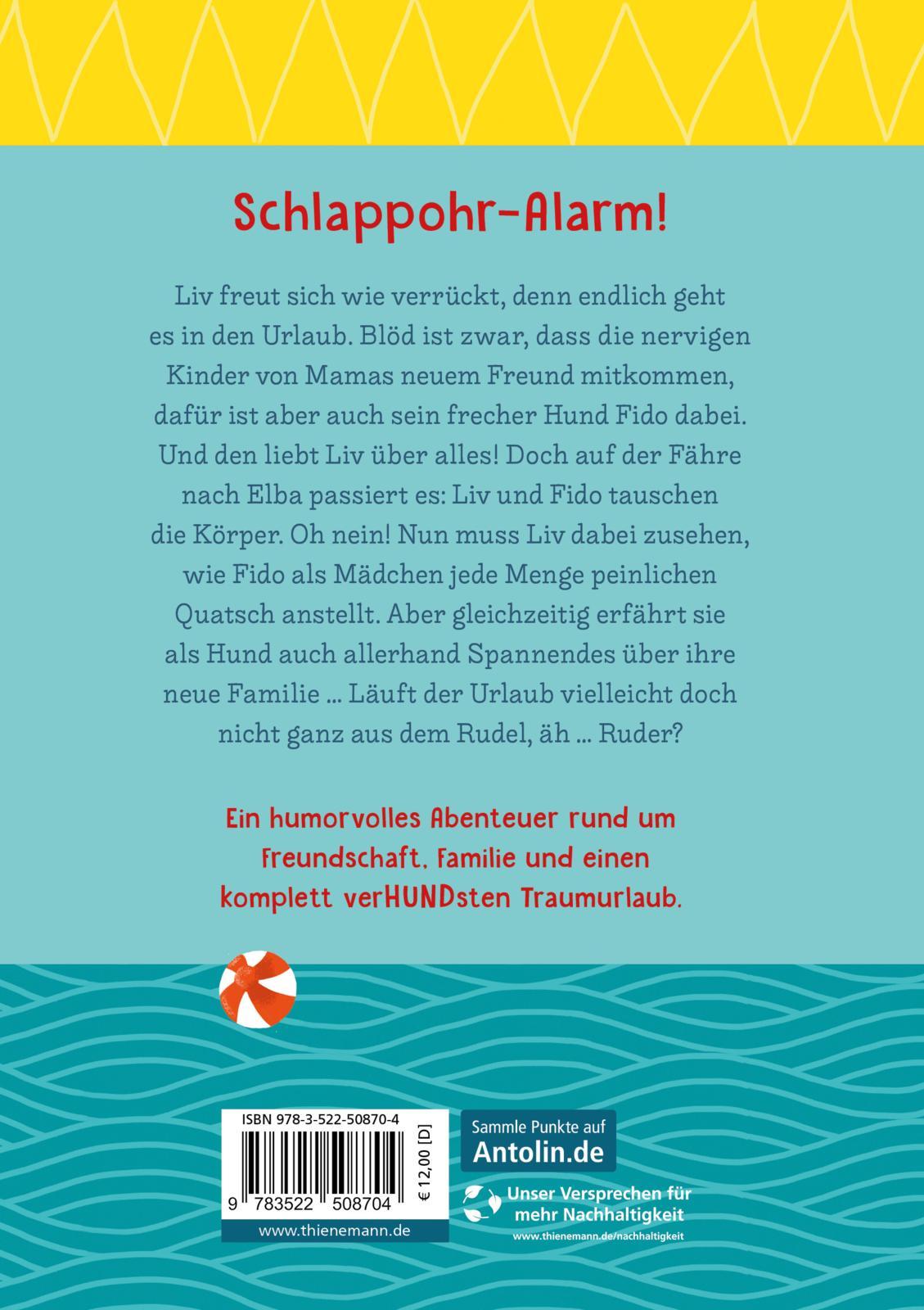 Rückseite: 9783522508704 | Mein Sommer als Hund | Anna Ludwig | Buch | 160 S. | Deutsch | 2025