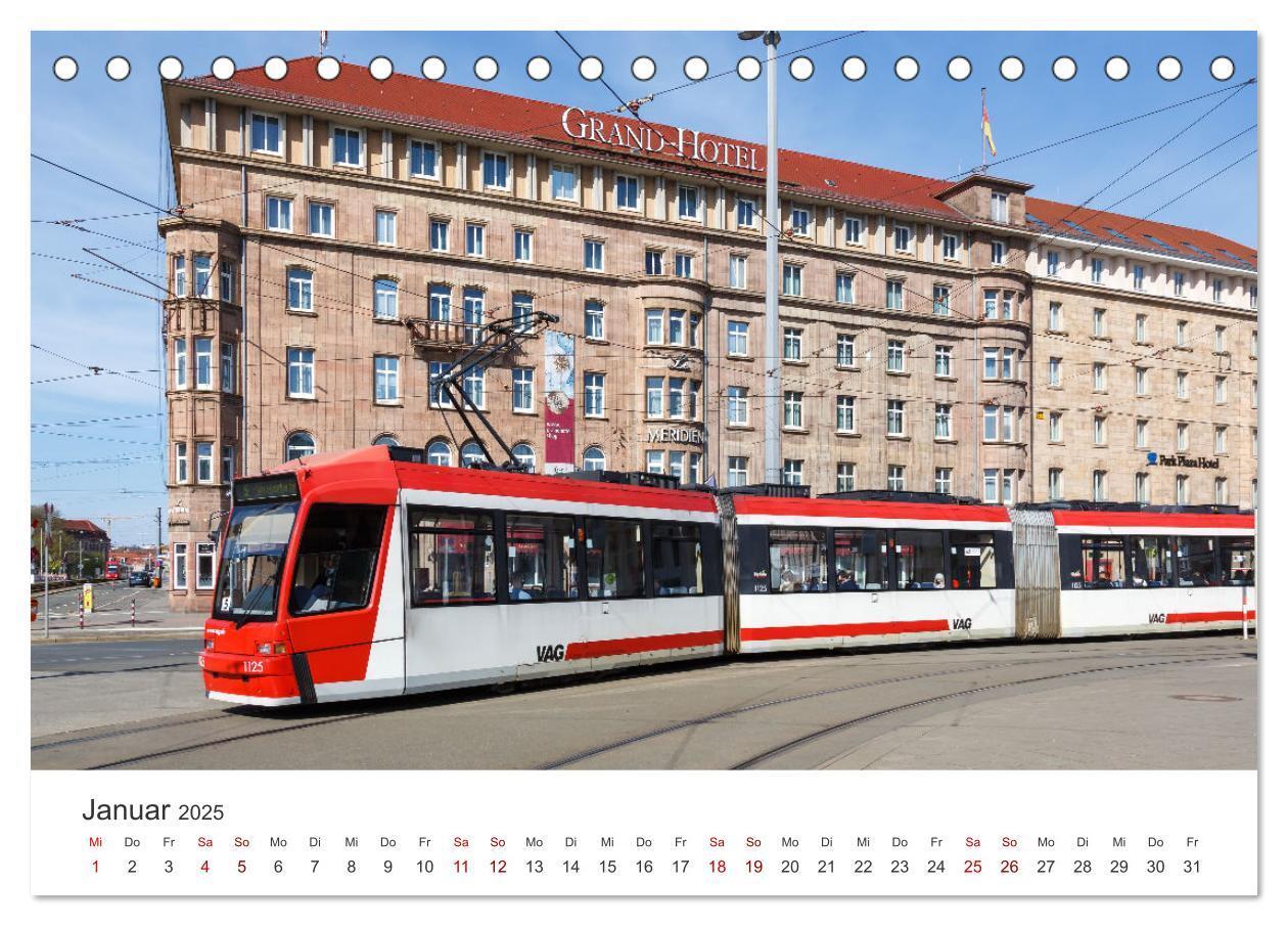 Bild: 9783435043972 | Trams und Straßenbahnen (Tischkalender 2025 DIN A5 quer), CALVENDO...