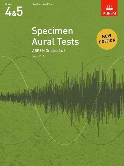 Cover: 9781848492523 | Specimen Aural Tests, Grades 4 &amp; 5 | new edition from 2011 | ABRSM