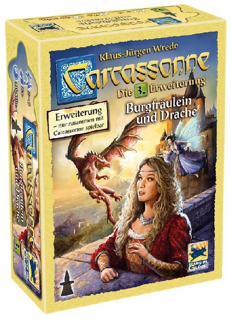 Cover: 4015566018280 | Carcassonne, Burgfräulein und Drache (Spiel-Zubehör) | Wrede | Spiel