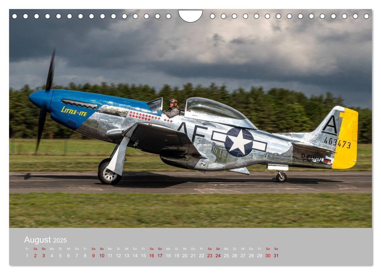 Bild: 9783435148189 | Fliegende Legenden - Warbirds (Wandkalender 2025 DIN A4 quer),...