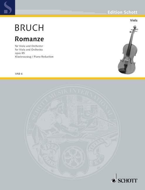 Cover: 9783795795238 | ROMANZE F-DUR OP 85 | Max Bruch | Buch | 20 S. | Deutsch | 1984