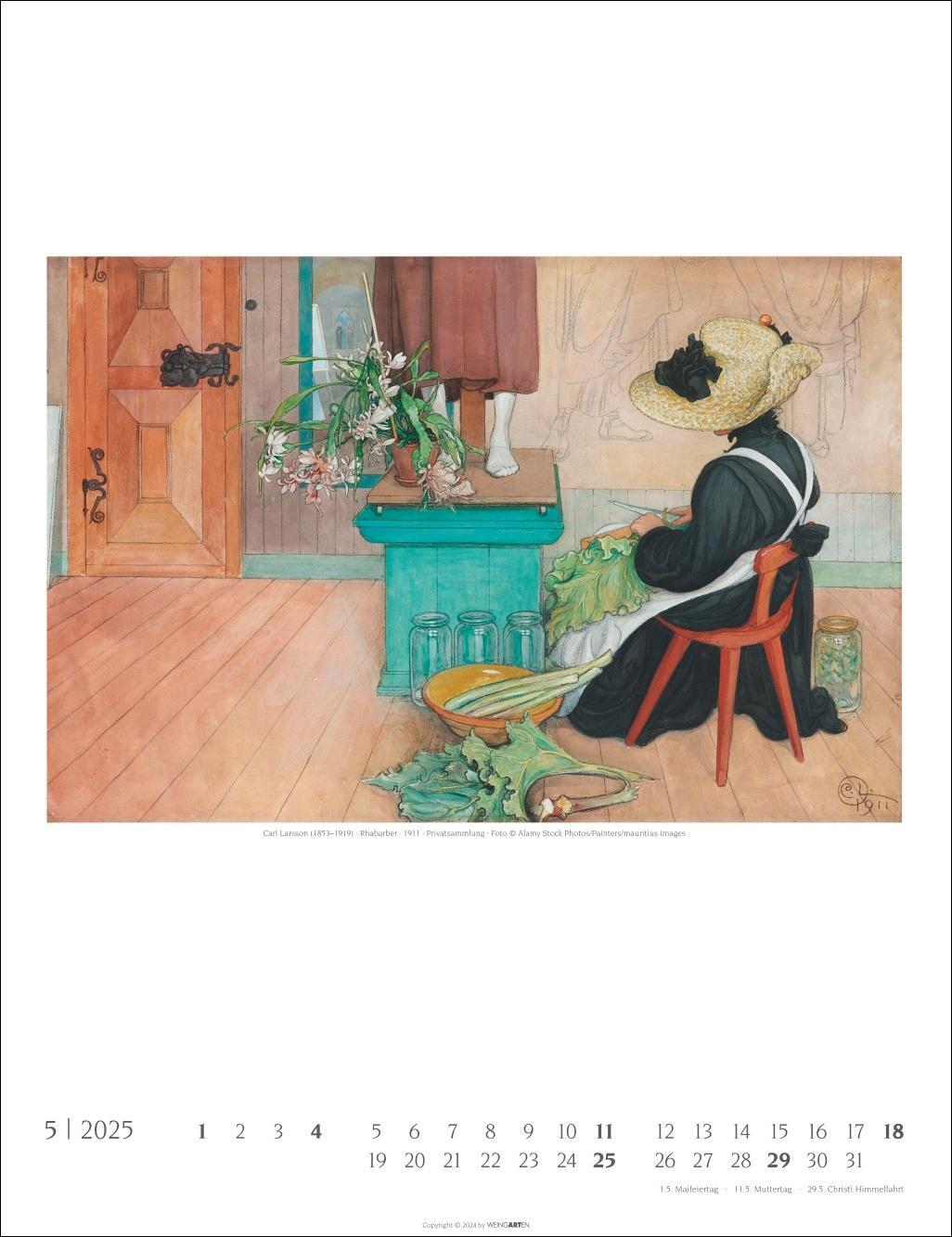 Bild: 9783839901137 | Carl Larsson Kalender 2025 | Kalender | Spiralbindung | 14 S. | 2025