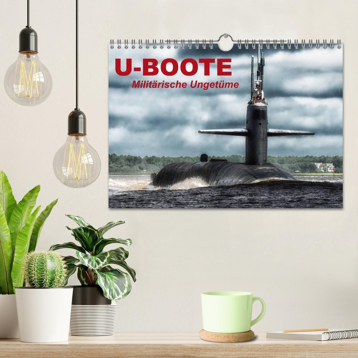 Bild: 9783435730049 | U-Boote - Militärische Ungetüme (Wandkalender 2025 DIN A4 quer),...