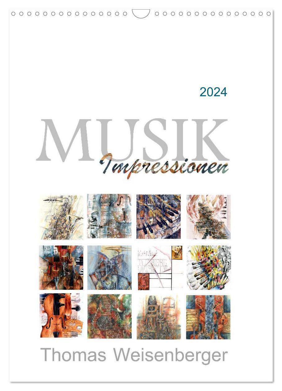 Cover: 9783675963757 | MUSIK Impressionen (Wandkalender 2024 DIN A3 hoch), CALVENDO...