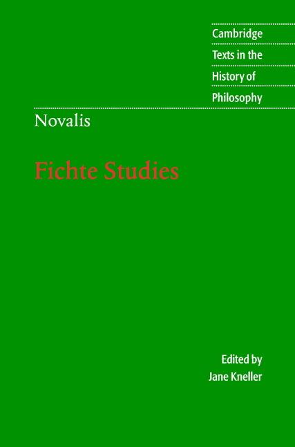 Cover: 9780521643924 | Novalis | Fichte Studies | Novalis | Taschenbuch | Englisch | 2017