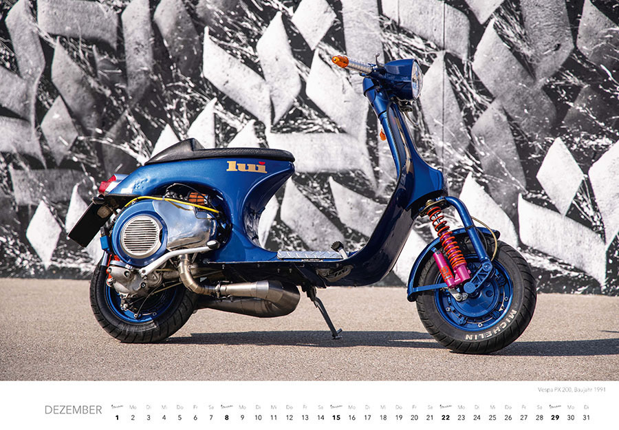 Bild: 9783966646819 | Vespa Kalender 2024 | La Dolce Vita auf zwei Rädern. Roller Kalender