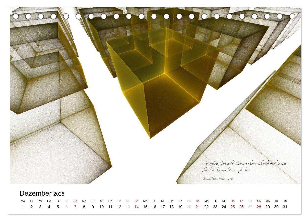 Bild: 9783435572533 | Mathematik - Grafiken und Zitate 2025 (Tischkalender 2025 DIN A5...