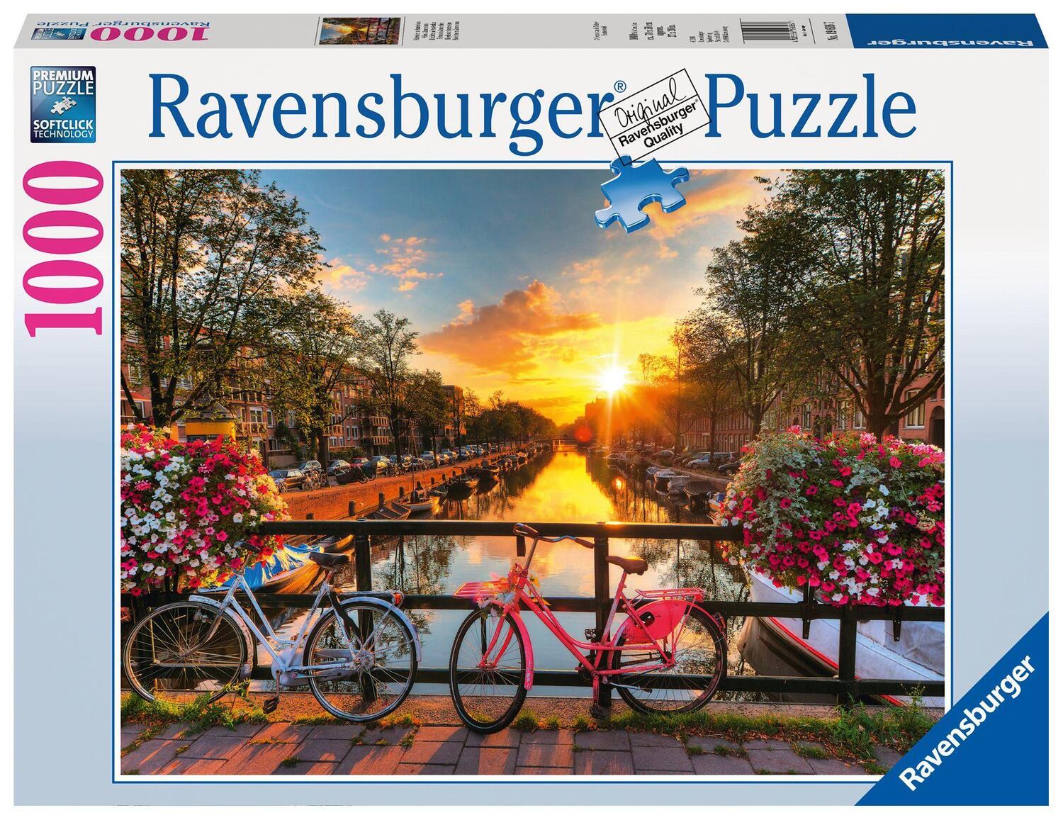 Cover: 4005556196067 | Fahrräder in Amsterdam. Puzzle 1000 Teile | Spiel | Deutsch | 2017
