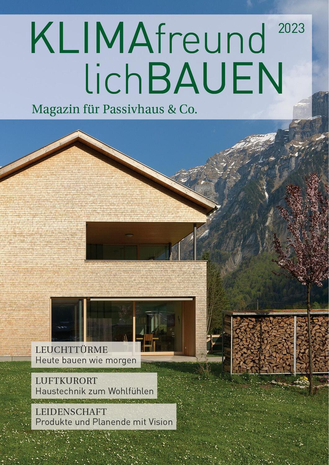 Cover: 9783944549453 | Klimafreundlich Bauen 2023 | Magazin für Passivhaus &amp; Co. | Laible