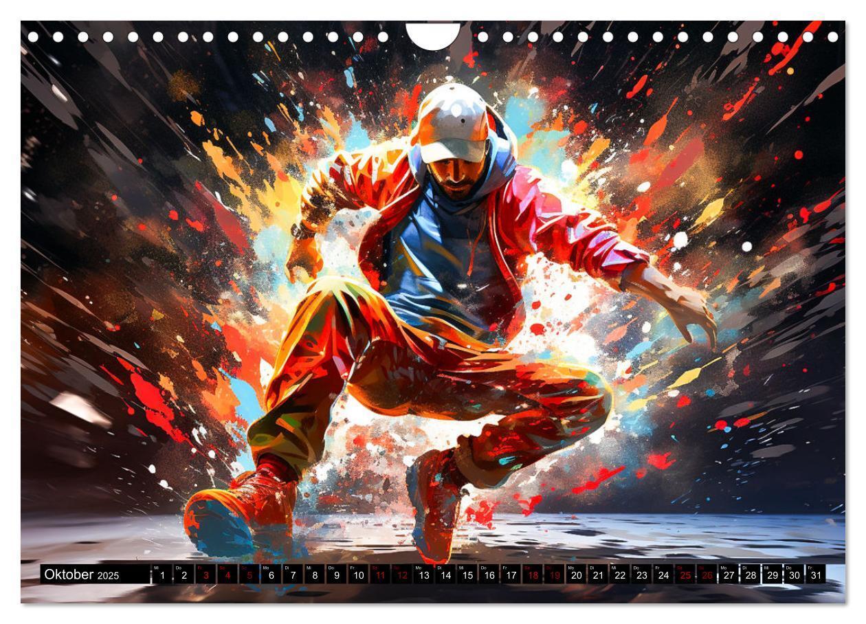 Bild: 9783383851858 | Color Dance Art (Wandkalender 2025 DIN A4 quer), CALVENDO...