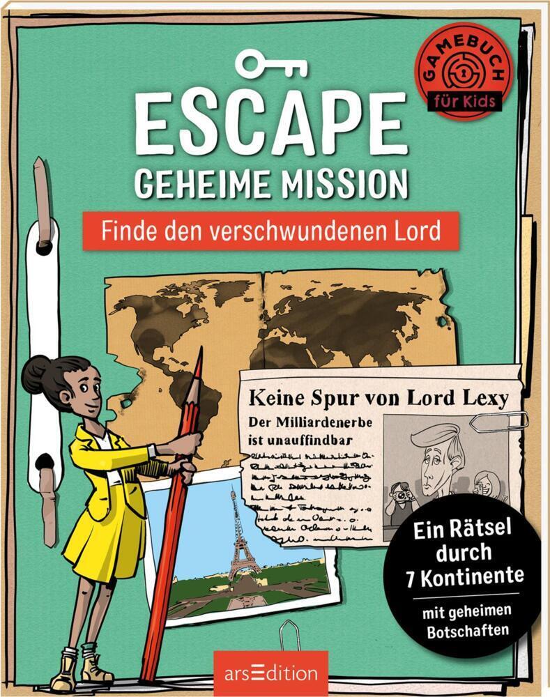 Cover: 9783845847887 | Escape Geheime Mission - Finde den verschwundenen Lord | Philip Kiefer