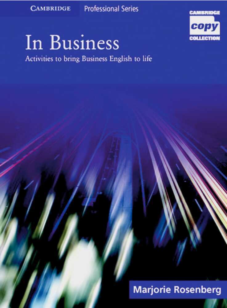 Cover: 9783125342187 | In Business: Activities to bring Business English to Life | Rosenberg