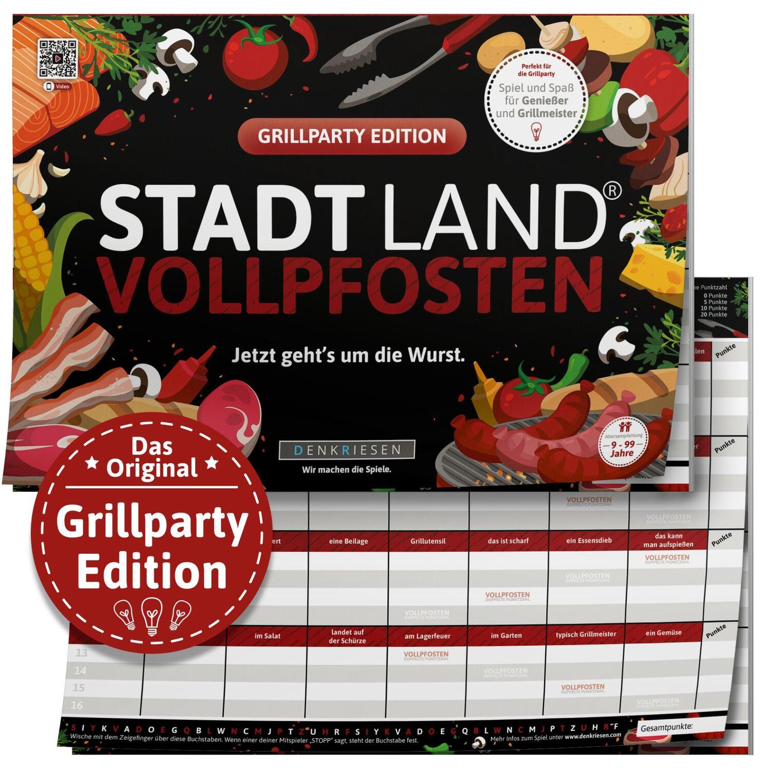 Cover: 4260528094684 | STADT LAND VOLLPFOSTEN® - GRILLPARTY EDITION - "Jetzt geht's um die...