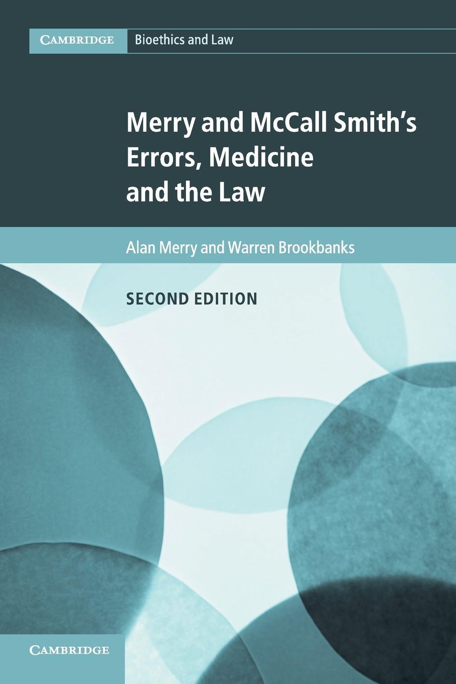 Cover: 9781316632253 | Merry and McCall Smith's Errors, Medicine and the Law | Merry (u. a.)