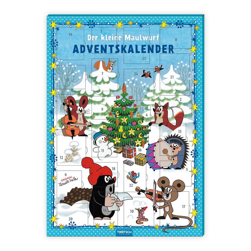 Cover: 9783965528314 | Trötsch Der kleine Maulwurf Adventskalender mit 24 Magneten | Verlag