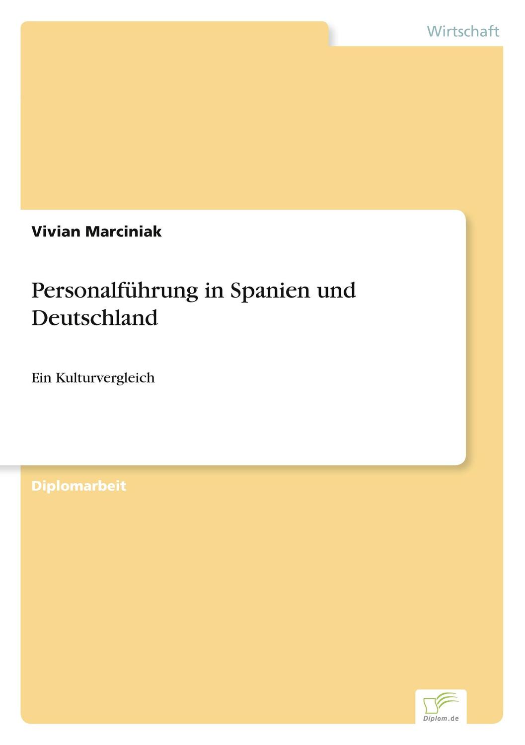 Cover: 9783838685250 | Personalführung in Spanien und Deutschland | Ein Kulturvergleich