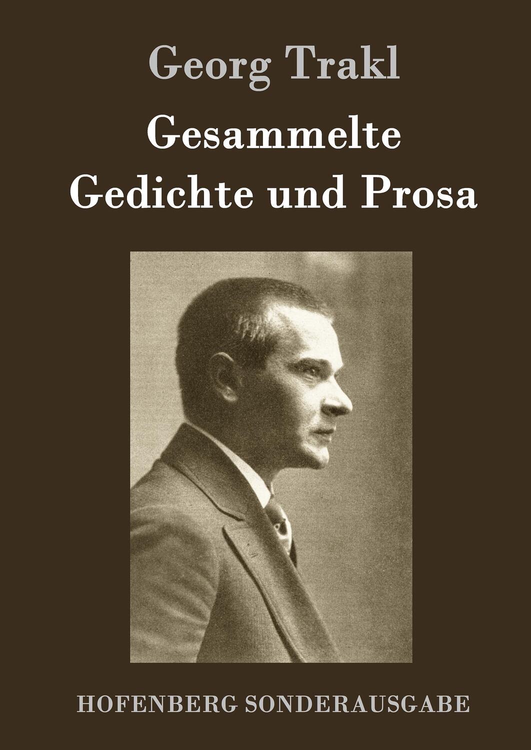 Cover: 9783843091763 | Gesammelte Gedichte und Prosa | Georg Trakl | Buch | 124 S. | Deutsch