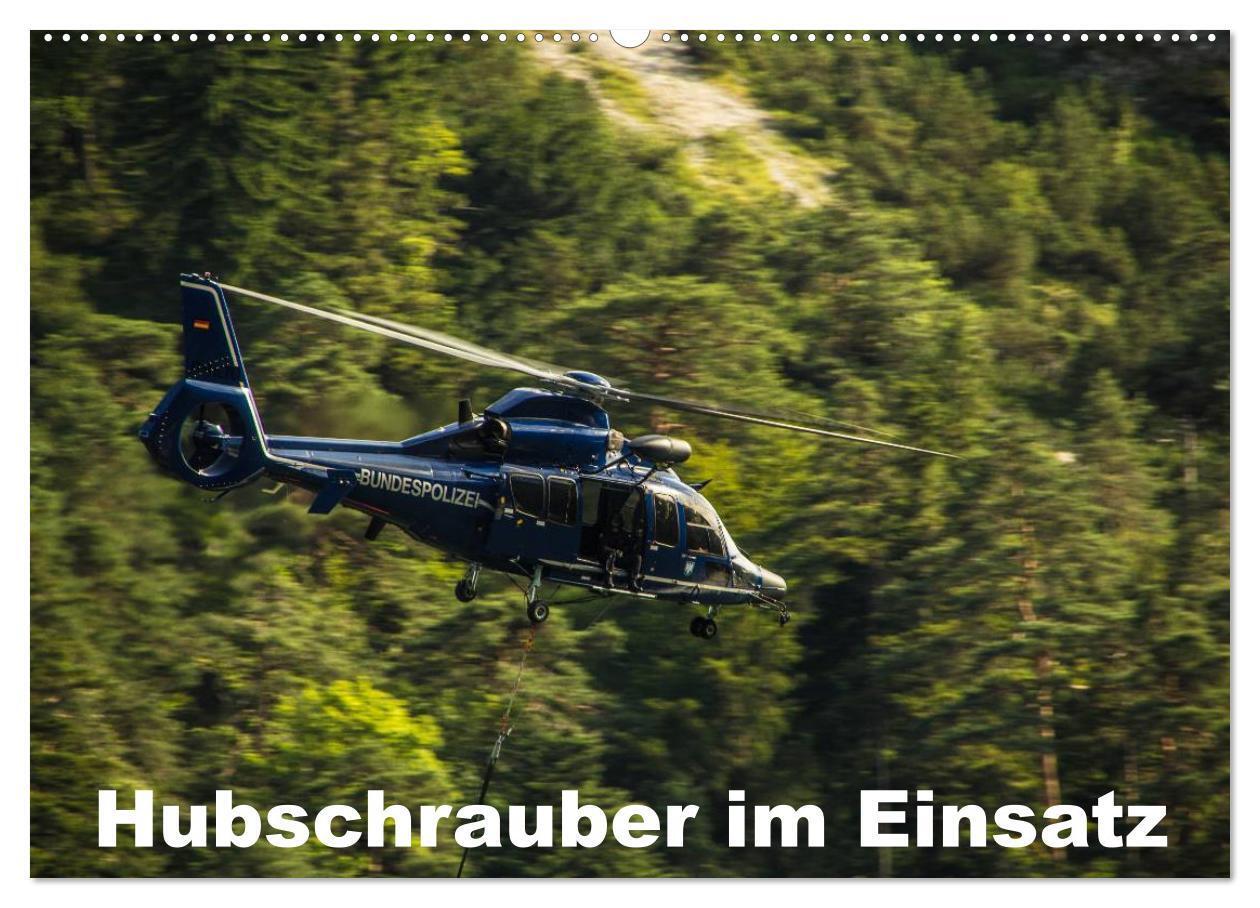 Cover: 9783435785605 | Hubschrauber im Einsatz (Wandkalender 2025 DIN A2 quer), CALVENDO...