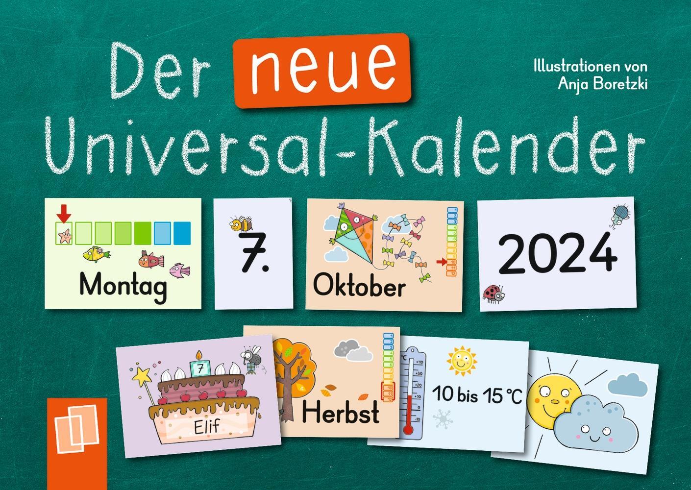 Cover: 9783834665539 | Der neue Universal-Kalender, ab 2024 | Für Kita und Grundschule | Box