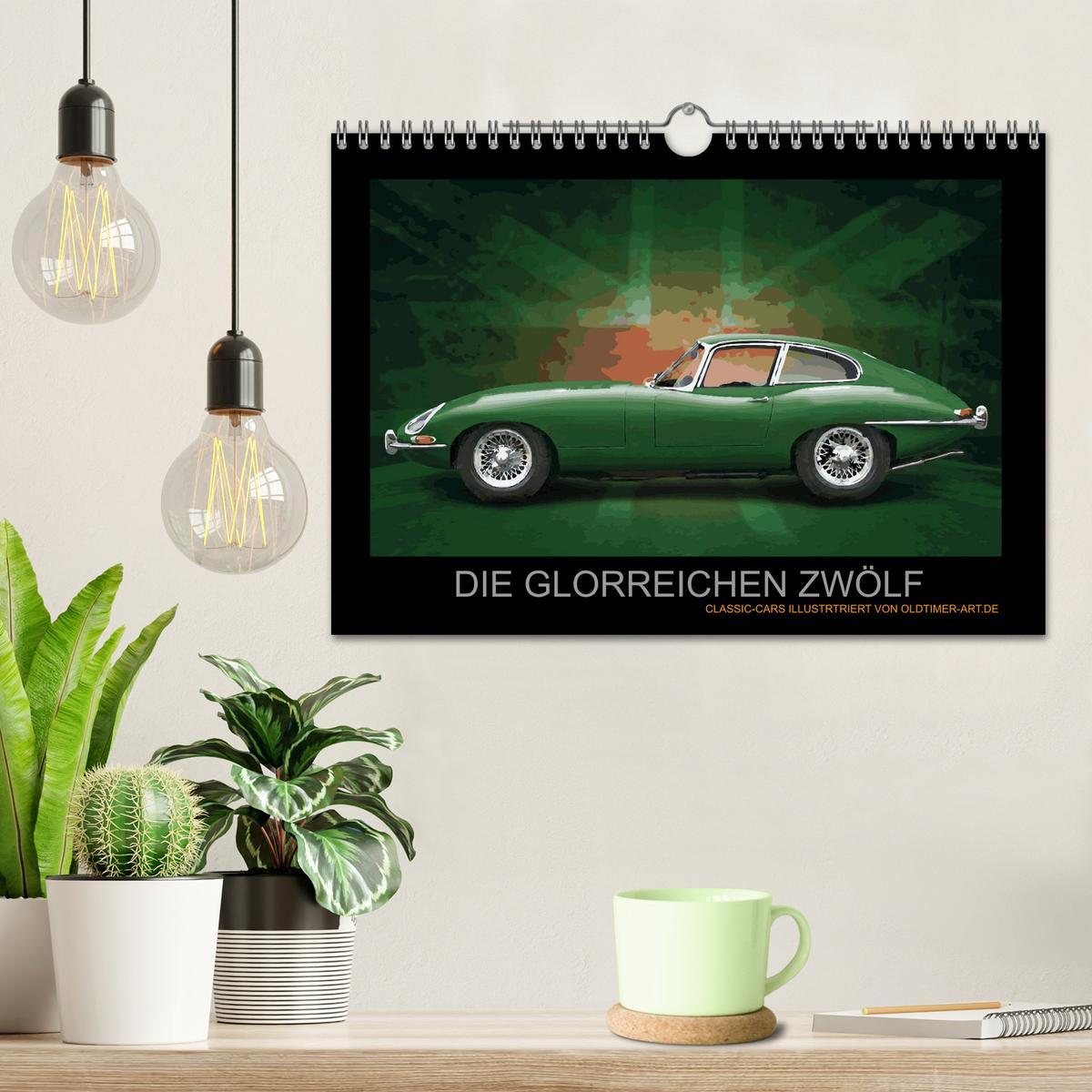 Bild: 9783435490196 | DIE GLORREICHEN ZWÖLF (Wandkalender 2025 DIN A4 quer), CALVENDO...