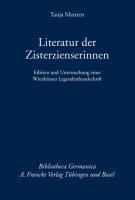 Cover: 9783772083754 | Literatur der Zisterzienserinnen | Tanja Mattern | Buch | X | Deutsch