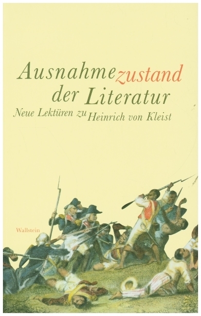 Cover: 9783835309449 | Ausnahmezustand der Literatur | Neue Lektüren zu Heinrich von Kleist
