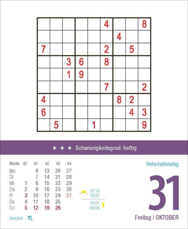 Bild: 9783731879510 | Profi Sudoku 2025 | Verlag Korsch | Kalender | 328 S. | Deutsch | 2025