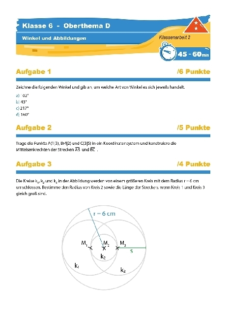 Bild: 9783946641261 | Klasse 6, Klassenarbeiten | Conrad Zimmermann (u. a.) | Broschüre