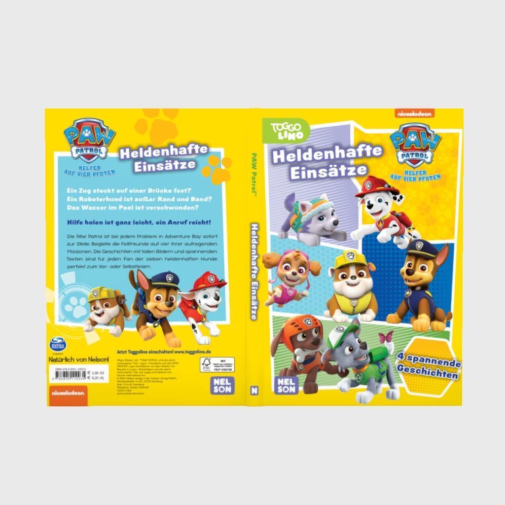 Bild: 9783845110035 | PAW Patrol: Heldenhafte Einsätze | 4 spannende Geschichten | Buch