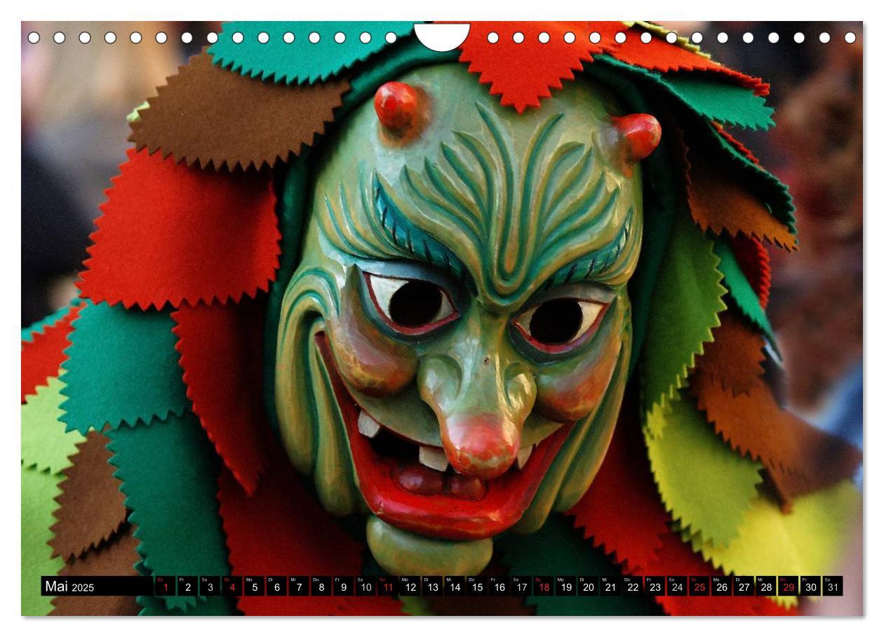 Bild: 9783435673001 | Alemannische Masken (Wandkalender 2025 DIN A4 quer), CALVENDO...