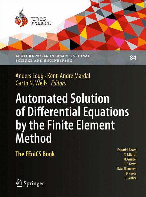 Cover: 9783642230981 | Automated Solution of Differential Equations by the Finite Element...