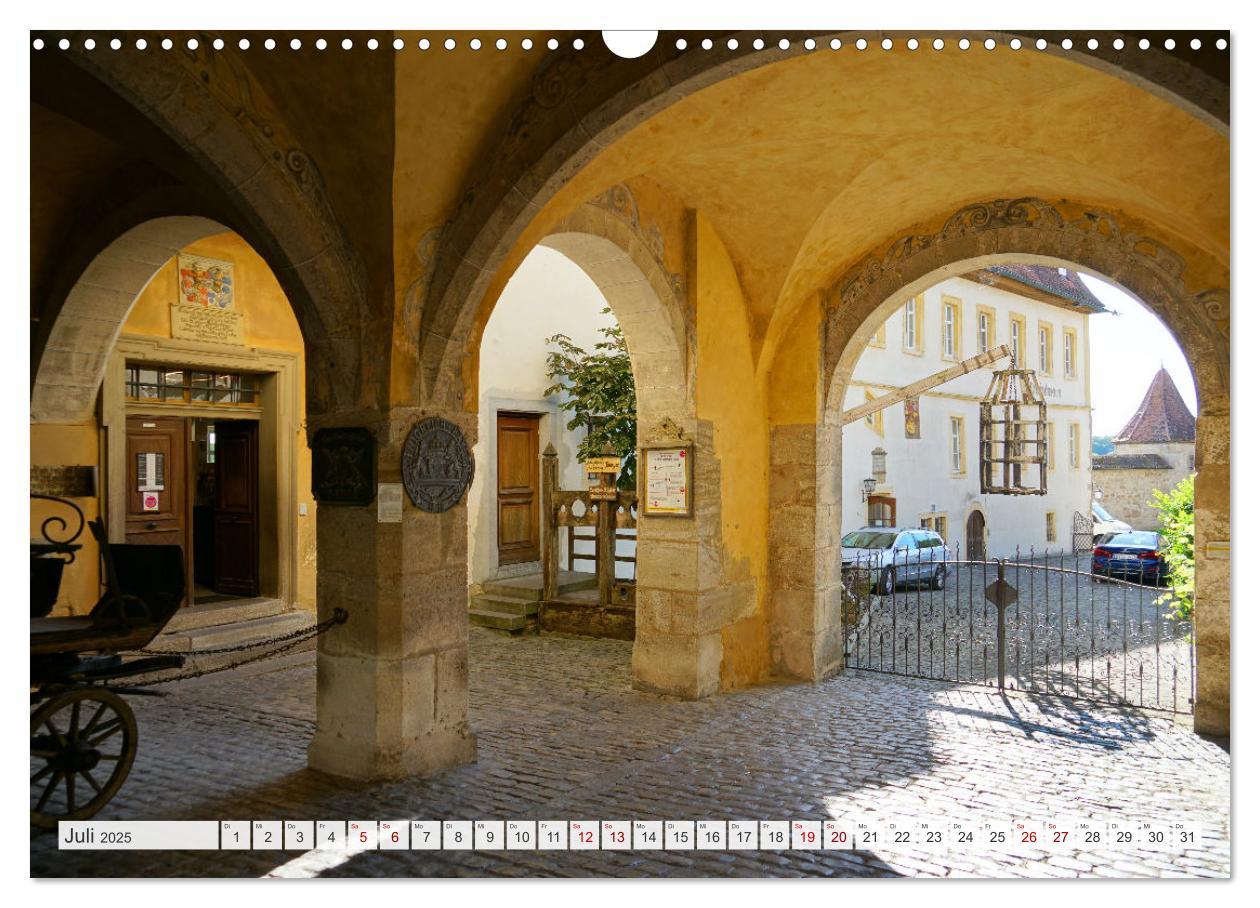 Bild: 9783435010134 | Rothenburg ob der Tauber. Sehenswürdigkeiten. (Wandkalender 2025...