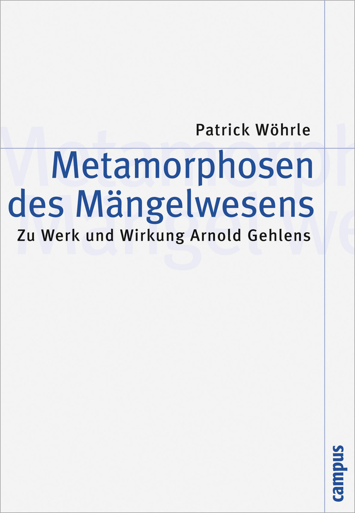 Cover: 9783593391960 | Metamorphosen des Mängelwesens | Patrick Wöhrle | Taschenbuch | 459 S.