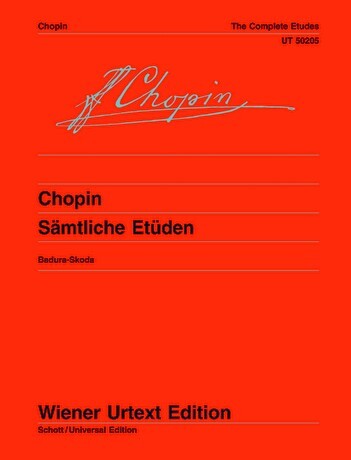 Cover: 9790500572091 | Etudes Opus 10 & 25 (Samtliche) | Wiener Urtext Edition