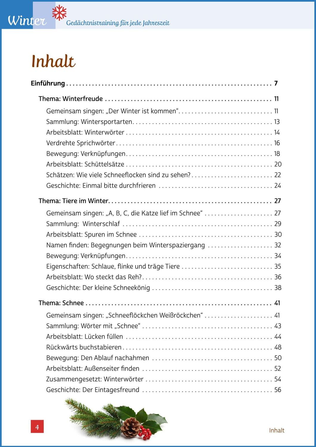 Bild: 9783944360256 | Gedächtnistraining für jede Jahreszeit - Winter | Natali Mallek | Buch