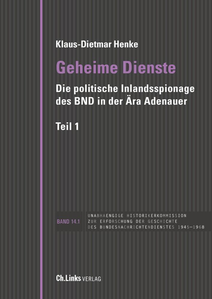 Cover: 9783962891572 | Geheime Dienste | Klaus-Dietmar Henke | Buch | 1456 S. | Deutsch