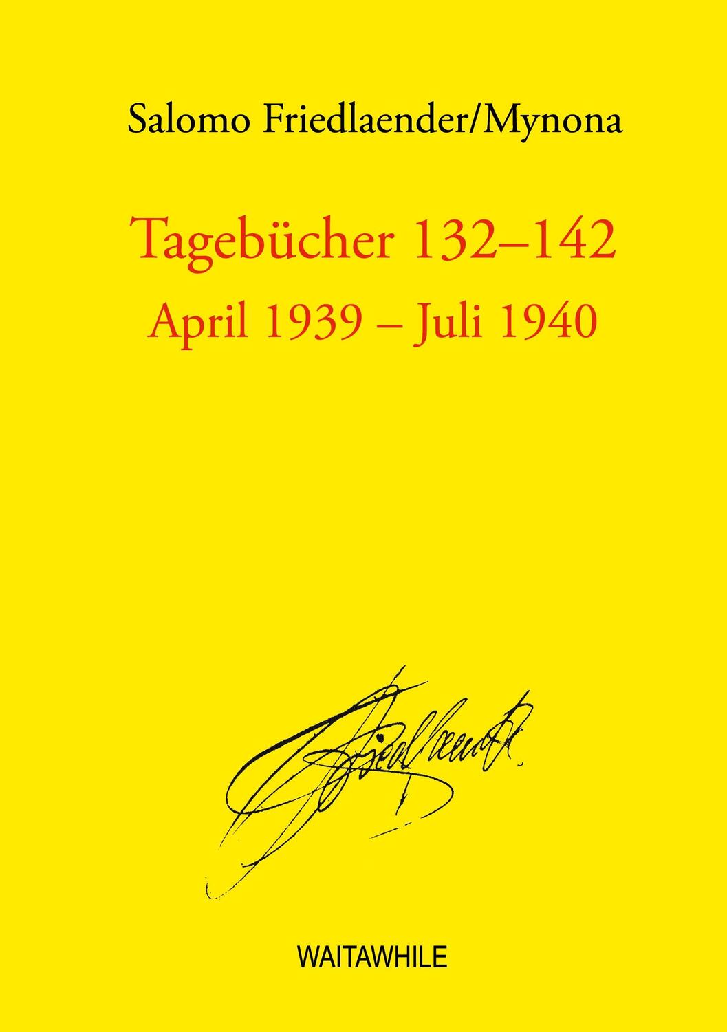 Cover: 9783758331077 | Tagebücher 132-142 | April 1939-Juli 1940 | Salomo Friedlaender | Buch