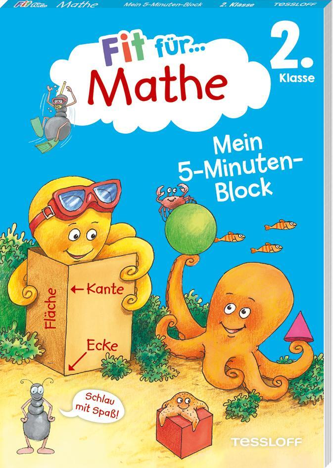 Cover: 9783788625078 | Fit für Mathe 2. Klasse. Mein 5-Minuten-Block | Werner Zenker | Buch