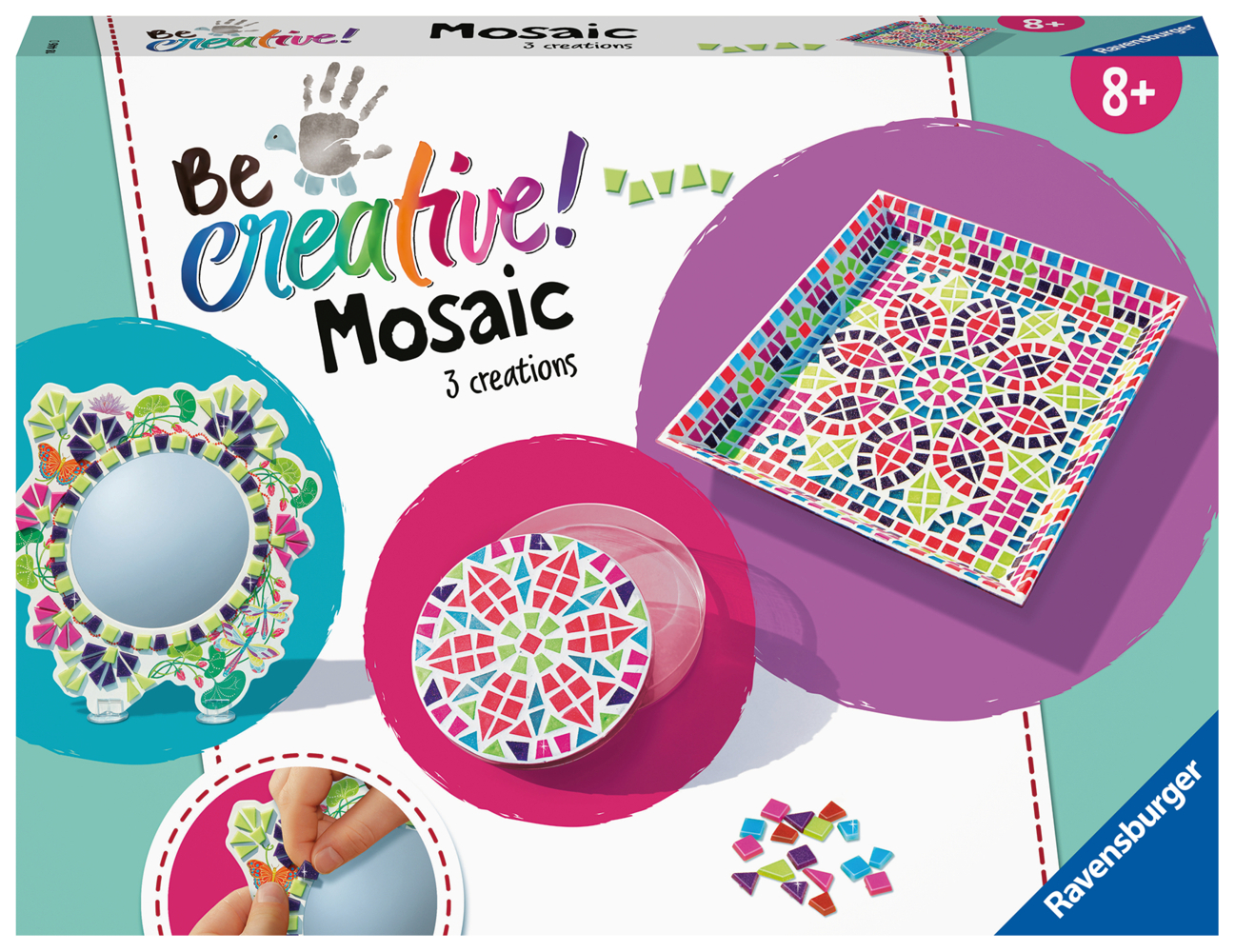 Cover: 4005556184460 | Ravensburger 18446 Mosaic Romantic, DIY für Kinder ab 8 Jahren | Spiel