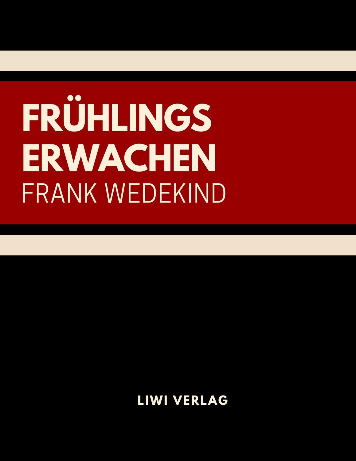 Cover: 9783965420731 | Frühlings Erwachen | Frank Wedekind | Taschenbuch | EAN 9783965420731