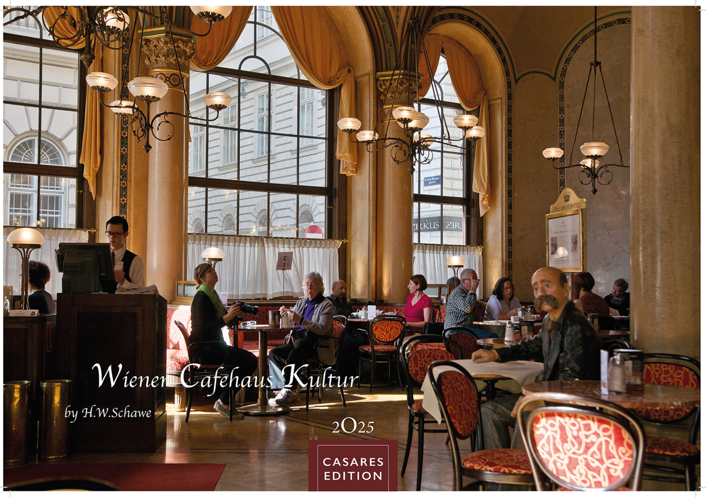 Cover: 9781835241462 | Wiener Caféhaus Kultur 2025 L 35x50cm | Kalender | 14 S. | Deutsch