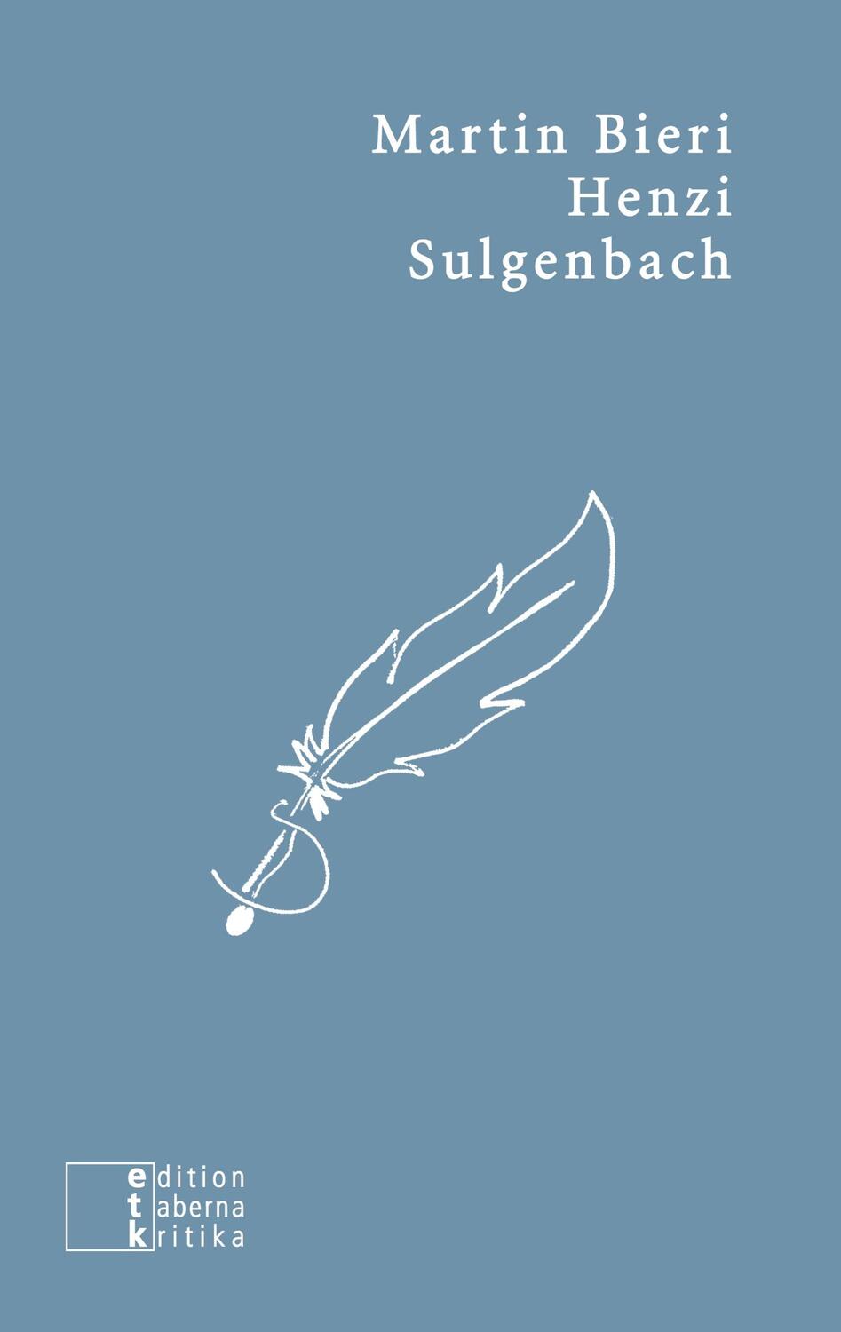 Cover: 9783905846577 | Henzi Sulgenbach | Ein Lessing-Implantat | Martin Bieri | Taschenbuch
