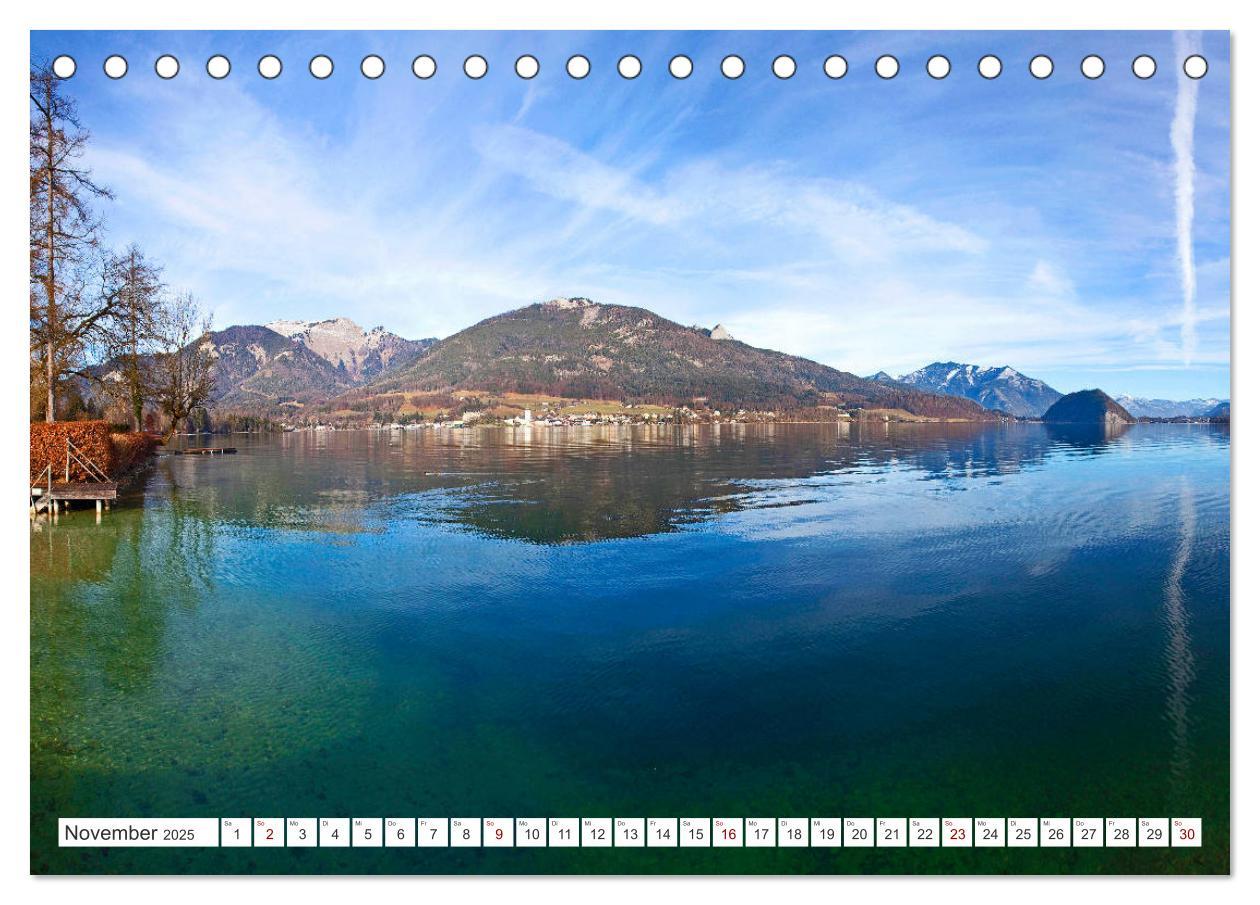 Bild: 9783435385140 | Der schöne Wolfgangsee im Salzkammergut (Tischkalender 2025 DIN A5...