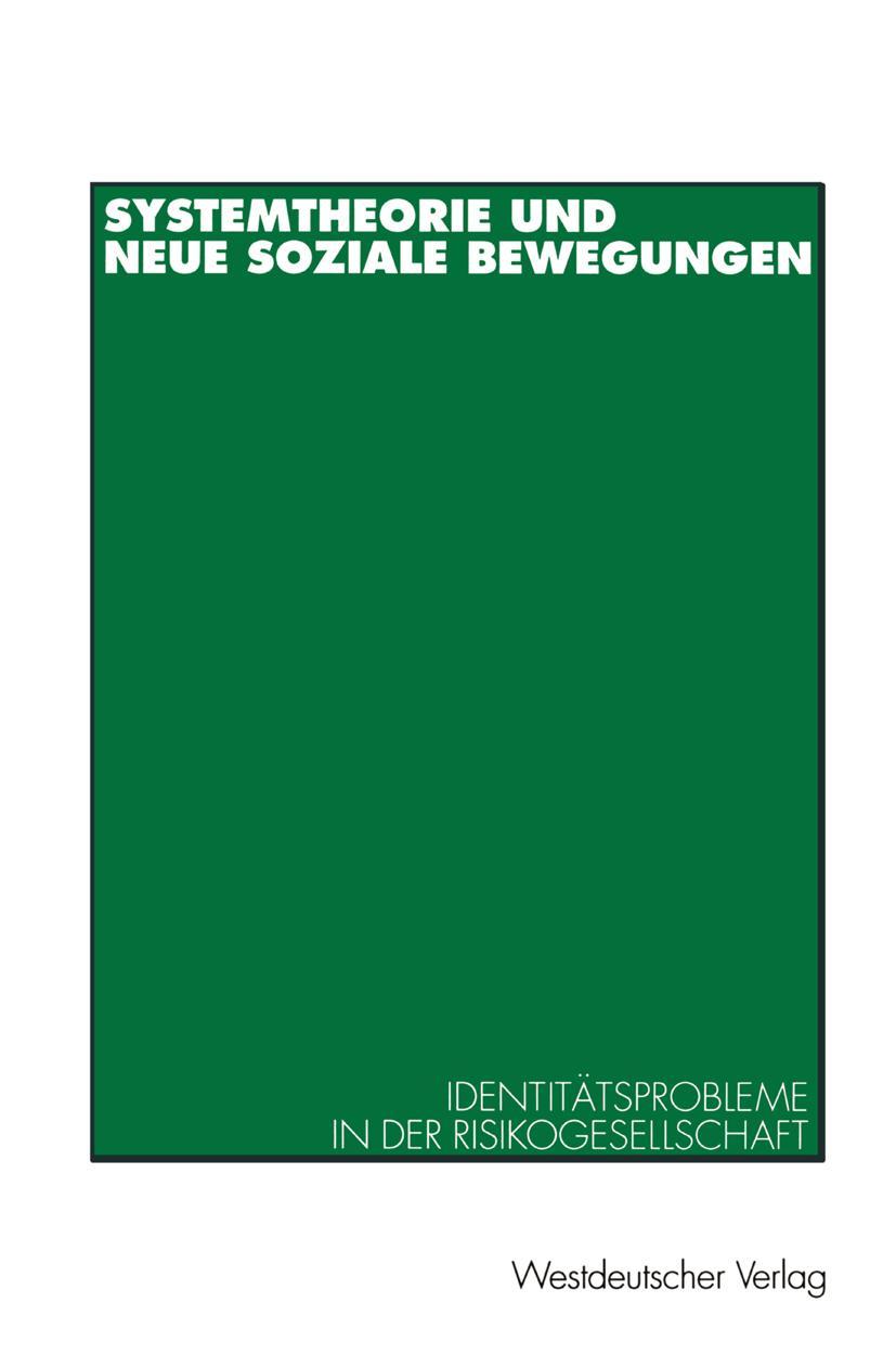 Cover: 9783531127811 | Systemtheorie und neue soziale Bewegungen | Kai-Uwe Hellmann | Buch