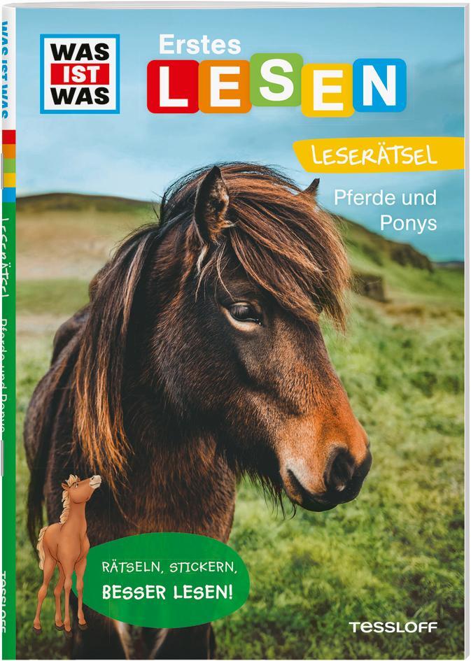 Cover: 9783788681432 | WAS IST WAS Erstes Lesen. Leserätsel Pferde und Ponys | Braun | 48 S.