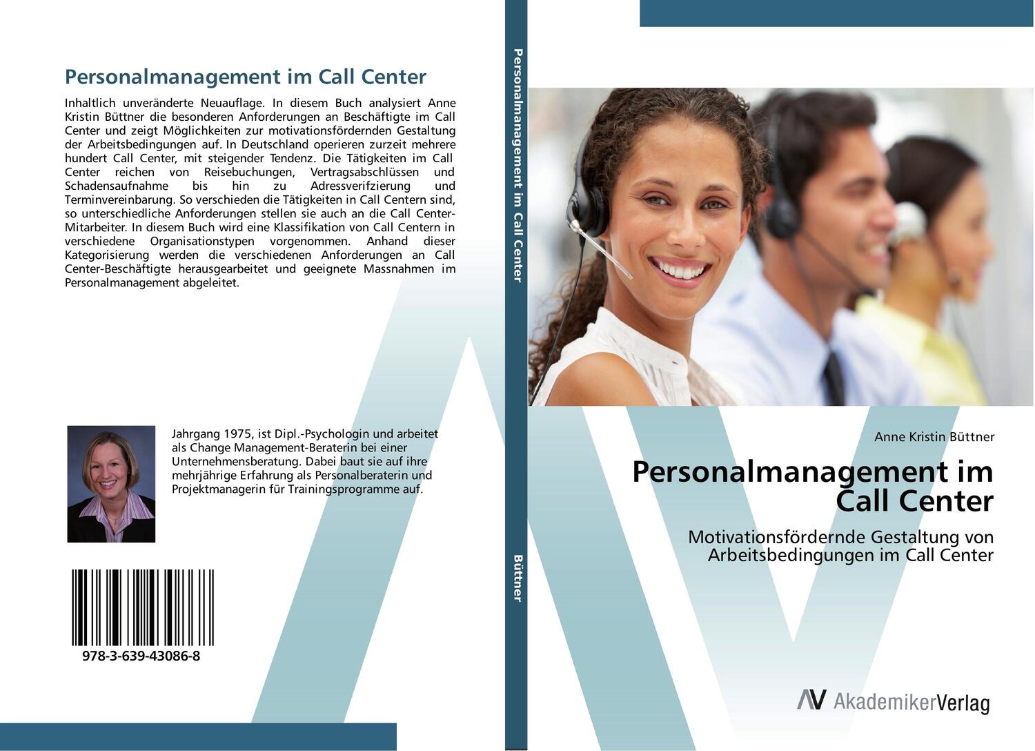 Cover: 9783639430868 | Personalmanagement im Call Center | Anne Kristin Büttner | Taschenbuch